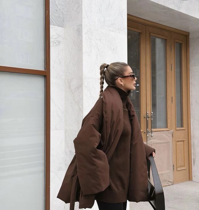 Куртка кимоно пух