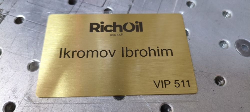 Металлические визитки премиум качества