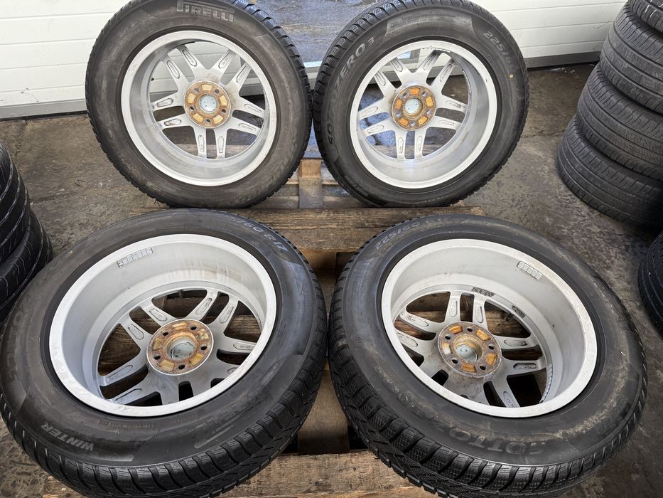 Jante aluminiu Audi A6 cu anvelope iarna Pirelli 225/60 R17