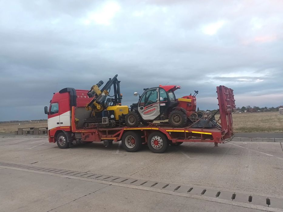 Autoplatforma Volvo FH12 transport utilaje util 14T