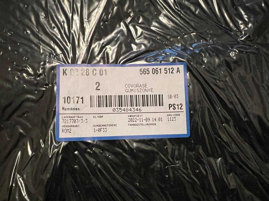 Covorase auto Skoda Superb 2018