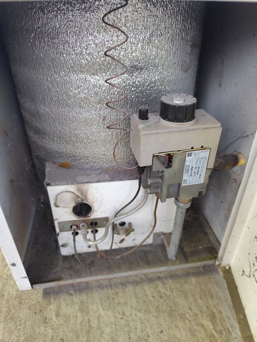 Газовая печка...