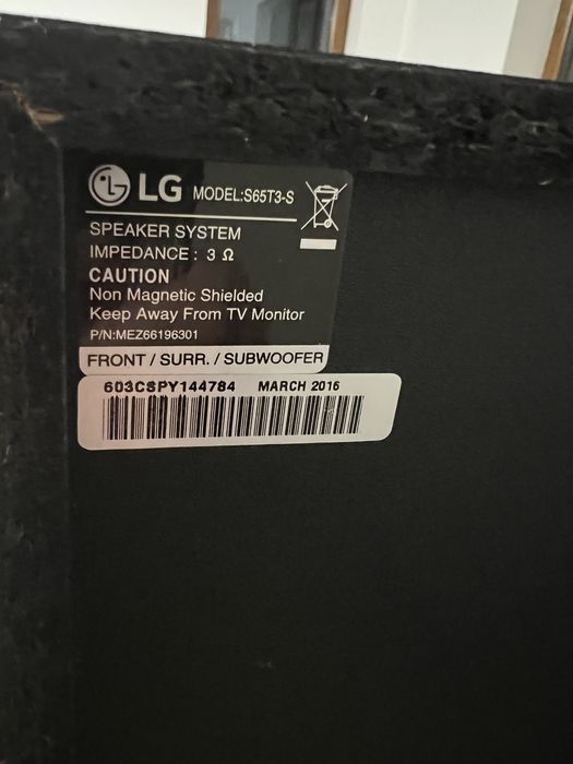 Sistem LG 3D Blu-Ray Home Cinema