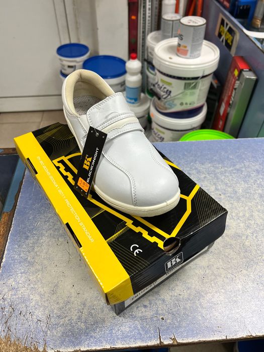 Работни обувки BK дамски,кожа,s1p,бели номера 36 ; 38