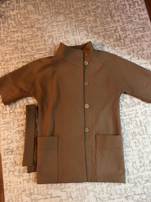 Бежевое пальто Come Prima, б/у