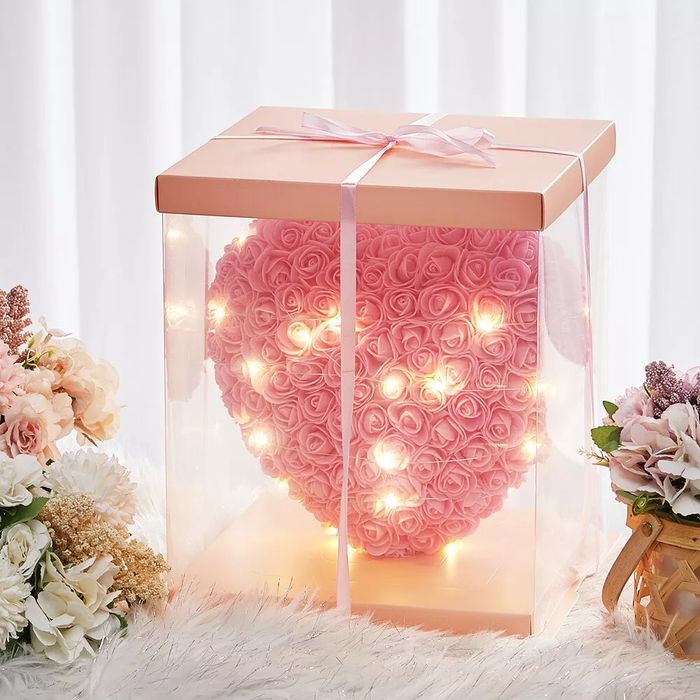 Сърце от рози в луксозна кутия/сърце от рози/сърце