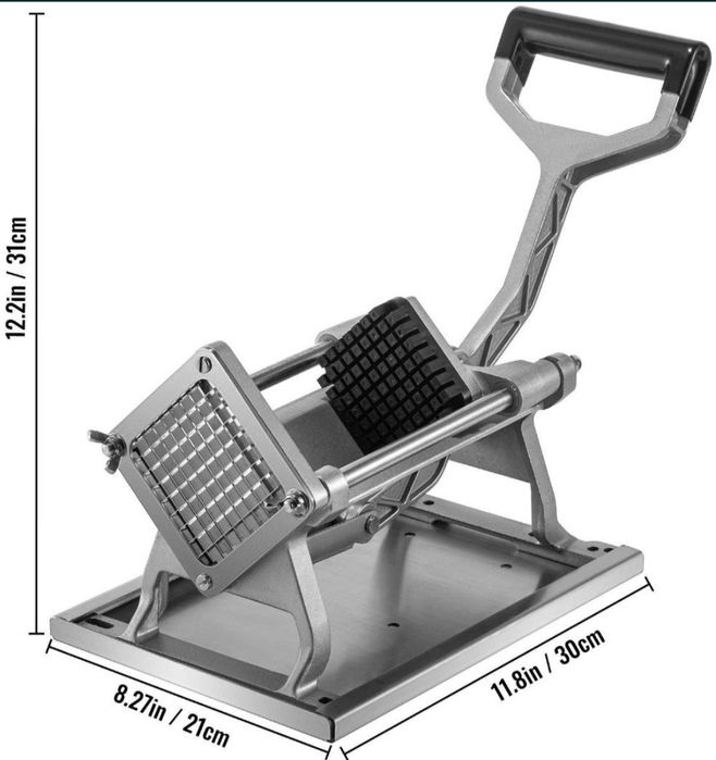 Картофорезачка професионална в комплект с 3 ножа