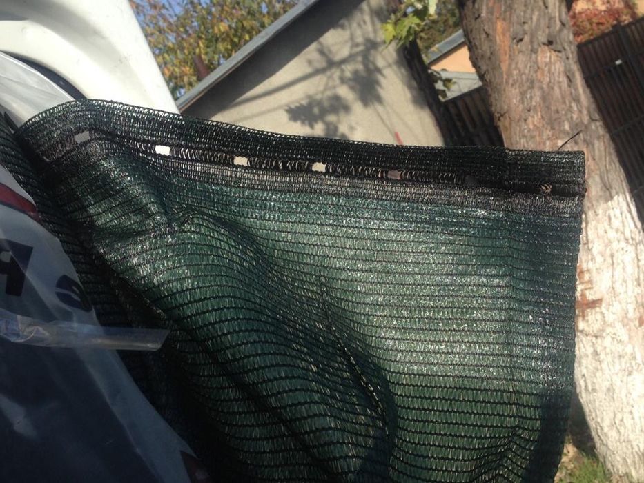 Plasa Verde Pentru Gard 3x50ml; Grad Umbrire 50% Ochiuri Prindere, UV