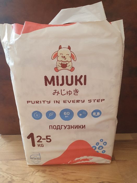 Подгузники Mijuki 1