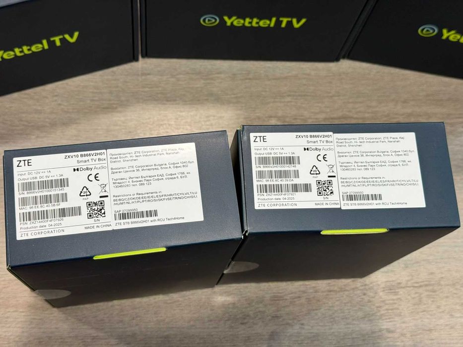 Smart TV BOX Yettel ZTE ZXV10