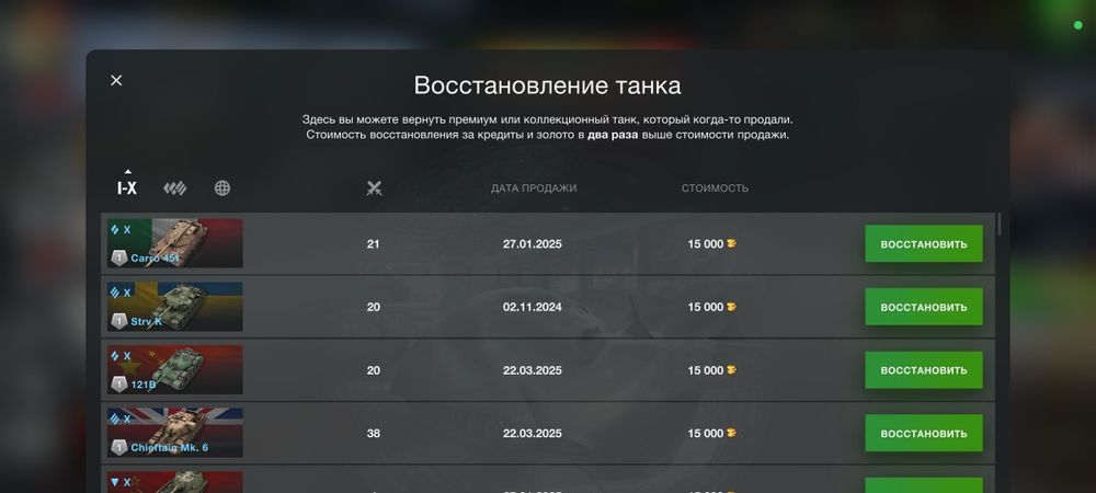 Аккаунт World of tanks
