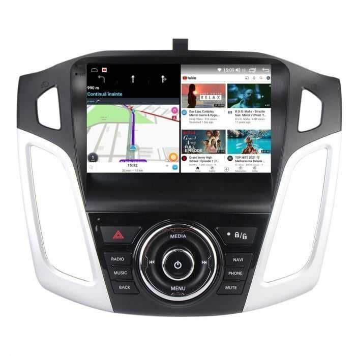 Navigatie Android Carplay Ford Focus 3 MK3 - DSP , QLED