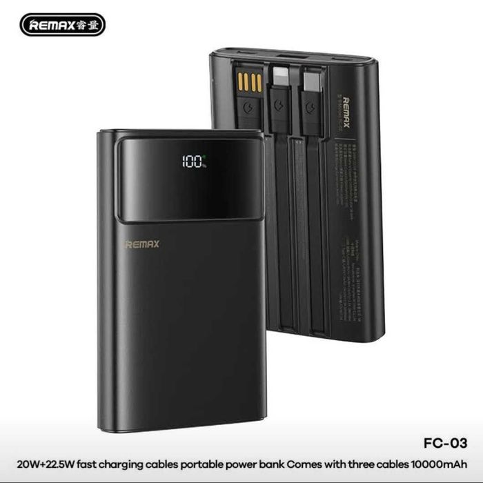 Remax FC-03 Ultra thin PD22.5W Power Bank CCC 10000mAh for iPhone 17