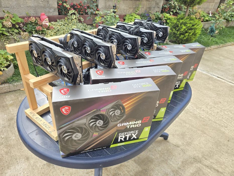 Продавам майнинг риг GB , MSI RTX3060