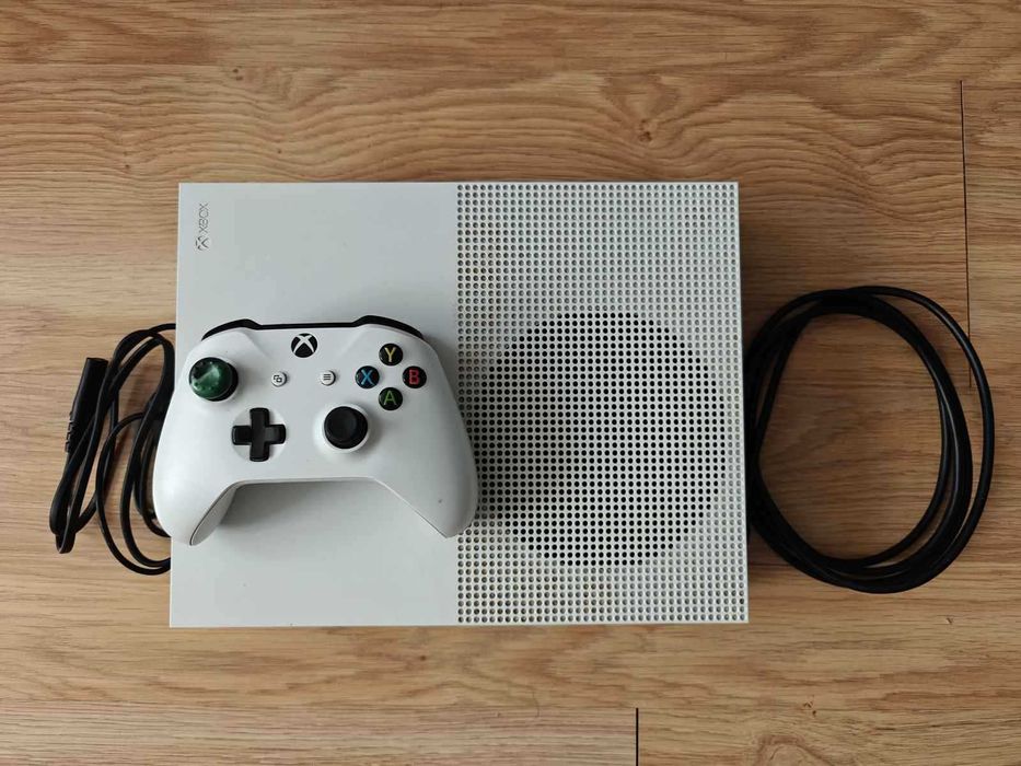 Consola MICROSOFT Xbox One S 500GB alba + controller alb