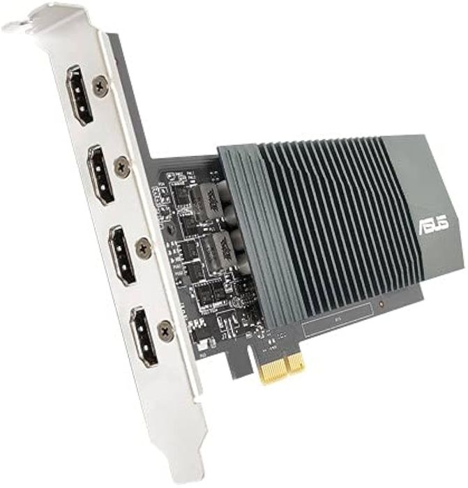 ASUS GeForce GT 710 2gb DDR5 с 4 портами HDMI