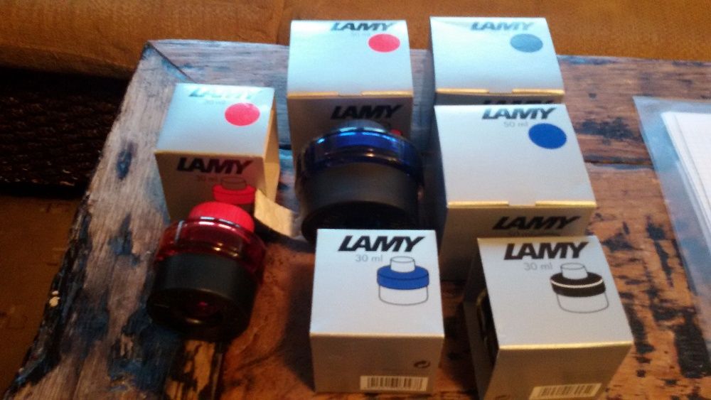 мастило за писалка и патрончета Лами LAMY и Пеликан Германия Parker
