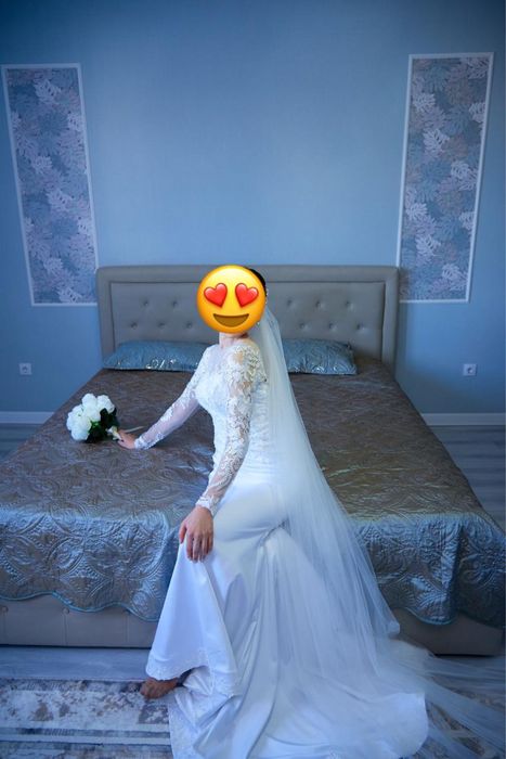 Свадебное платье-рыбка