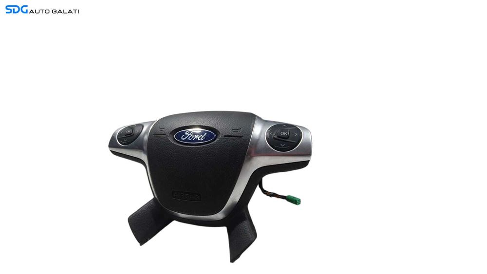Airbag Volan Cu Comenzi Exfoliat Ford Focus 3 2010 - 2015 Cod AM51-R042885-BEN AM5T-14K147-AA AM5T-14K147-BA [L6188]