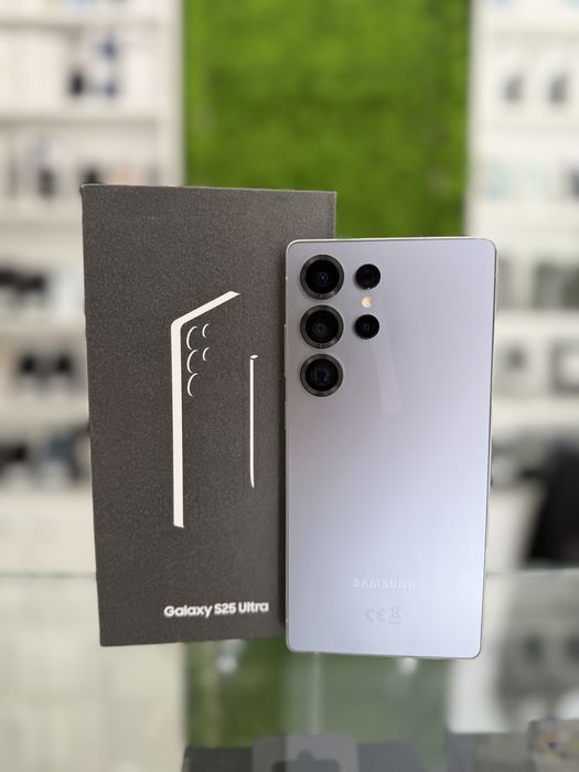 **ATSGSM.RO**Samsung Galaxy S25 ULTRA 256Gb silverblue/Baterie100%/Fact+Gar 12 luni
