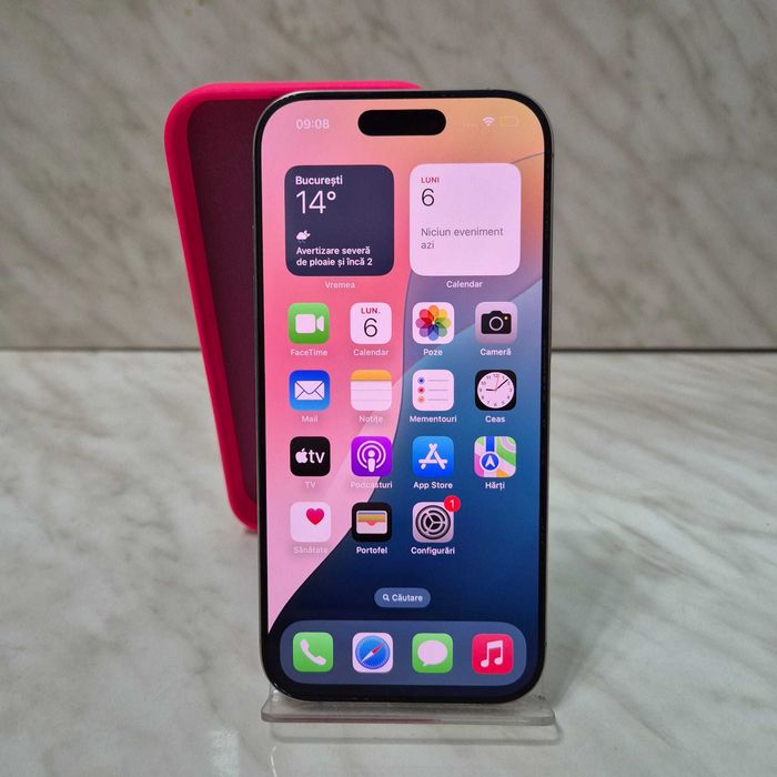 Telefon Apple iPhone 16 Pro 256 Natural Titanium 93% bat Zeus 34435