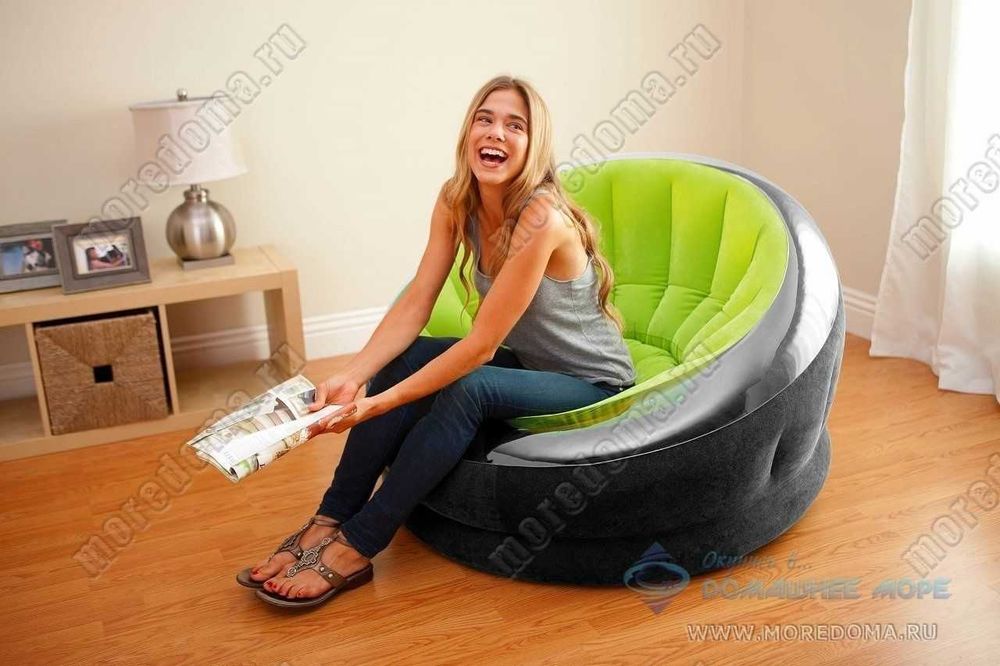 Кресло надувной-170х84х51 см. Intex-68581. Доставка бесплатно