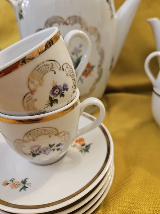 Винтажный кофейный сервиз ГДР