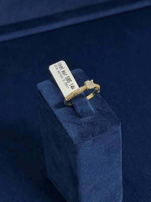 Inel 14k cu diamant 0.50ct