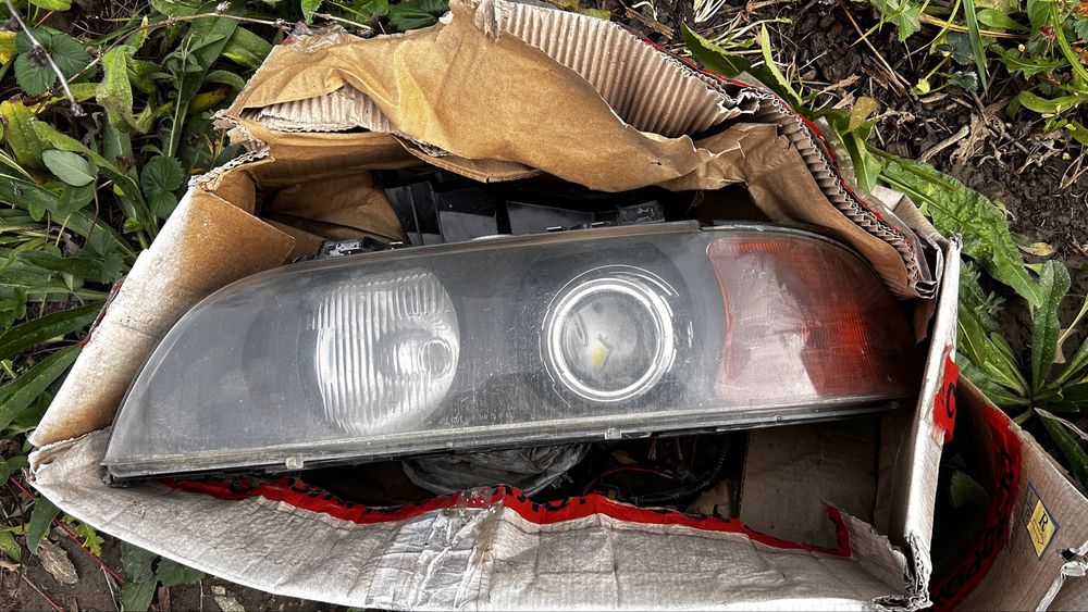 BMW e39 бампер передний задний оригинал, фары дорест