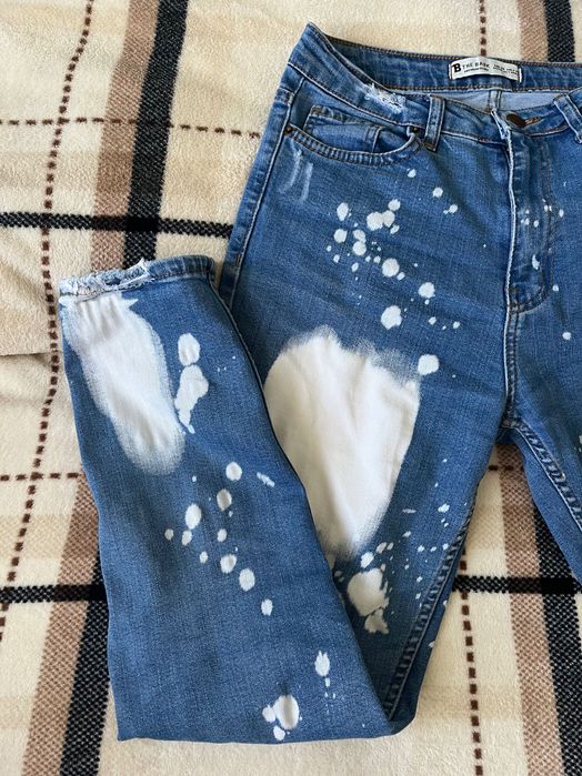 Дънки /синьо и бяло/ The Bark