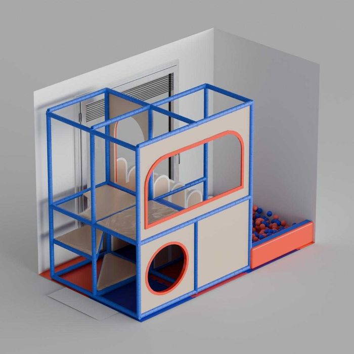 Детский лабиринт, детский игровой парк.