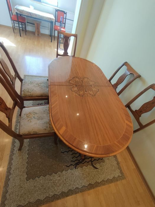 Югославская горка, стол и 5 стульев