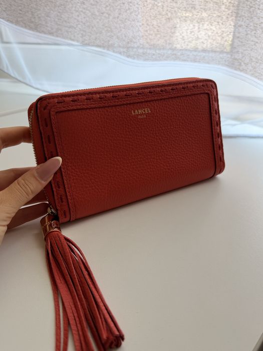 Портмоне Lancel естествена кожа