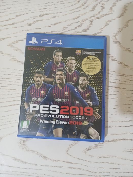 PES 2019 PS4 original disk — holati zo‘r