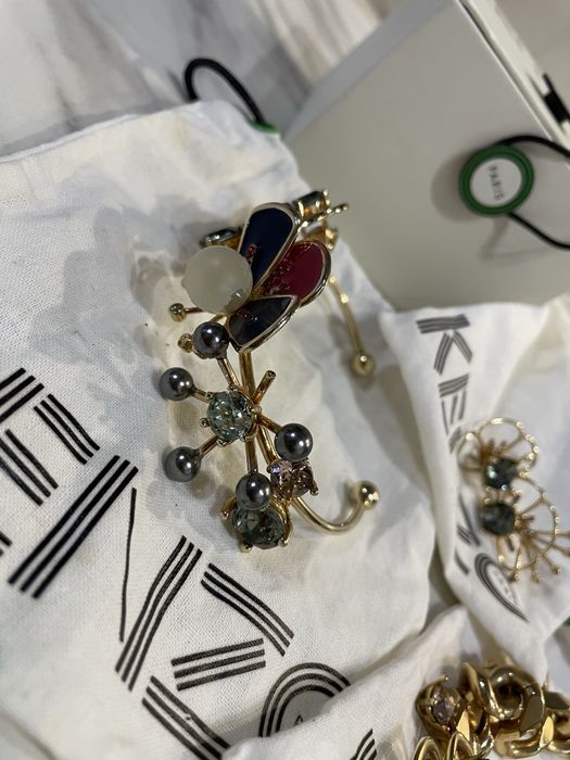 Бижута Kenzо с перли камъни, златни