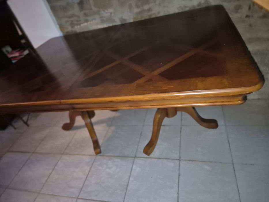 Масивна маса+6стола