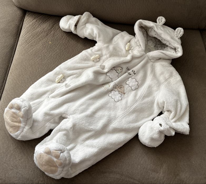 Космонавт бял Mothercare 0-3м