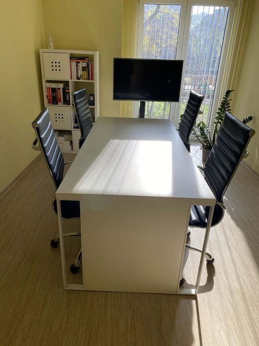 Офис стол, кожен, италиански