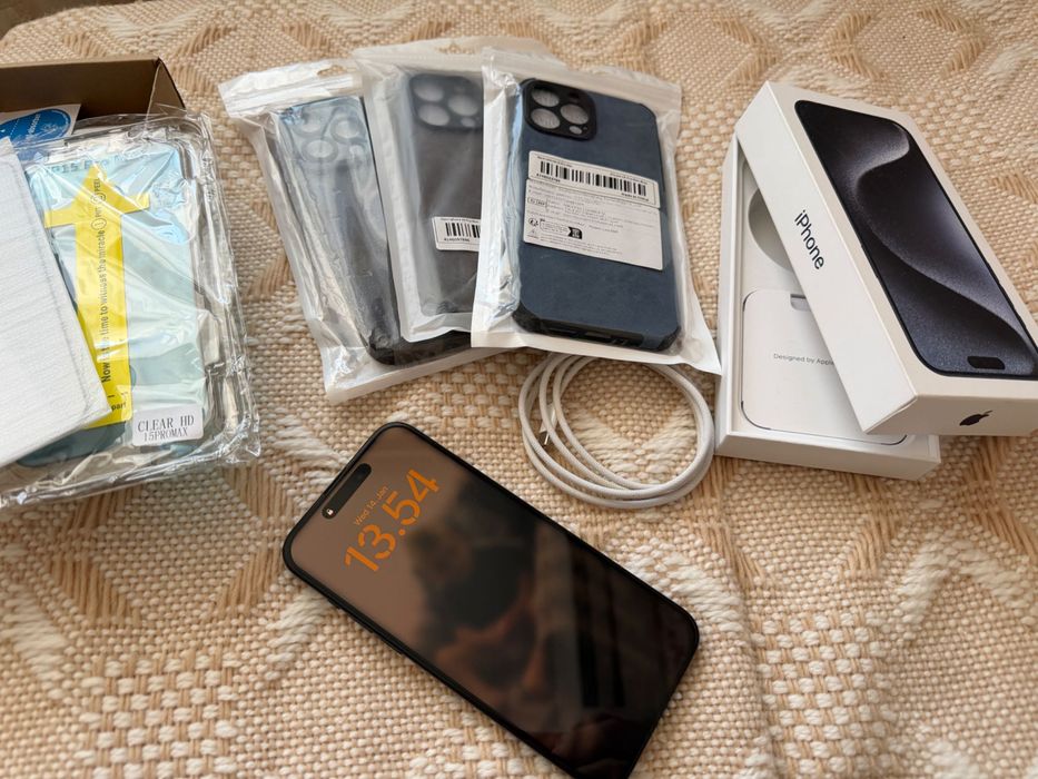 iPhone 15 Pro Max, 256GB, Blue Titanium