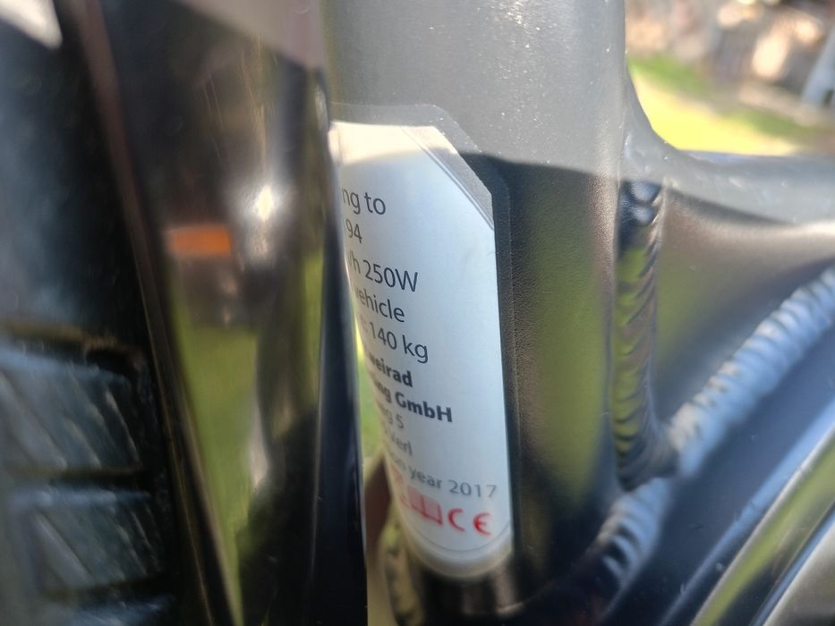 Ел велосипед FALTER внос от Швейцария