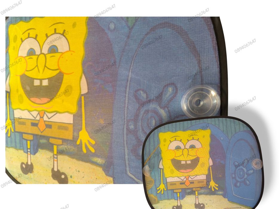 Страничен сенник за кола, Sponge bob, 1бр