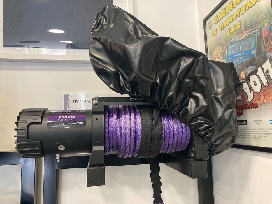 Husa troliu universala din piele sintetica”PowerWinch”8000lbs-13000lbs