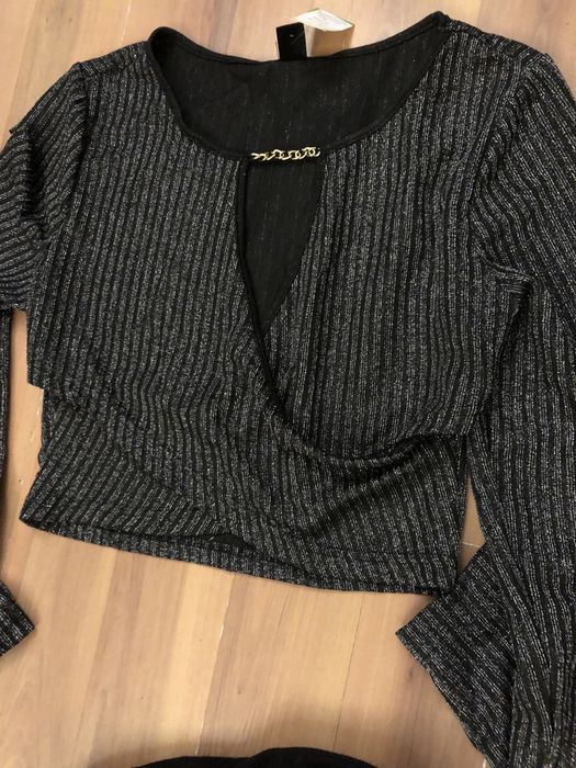 Сребриста парти блуза 8 лв