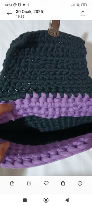 Дамска чанта  плетена