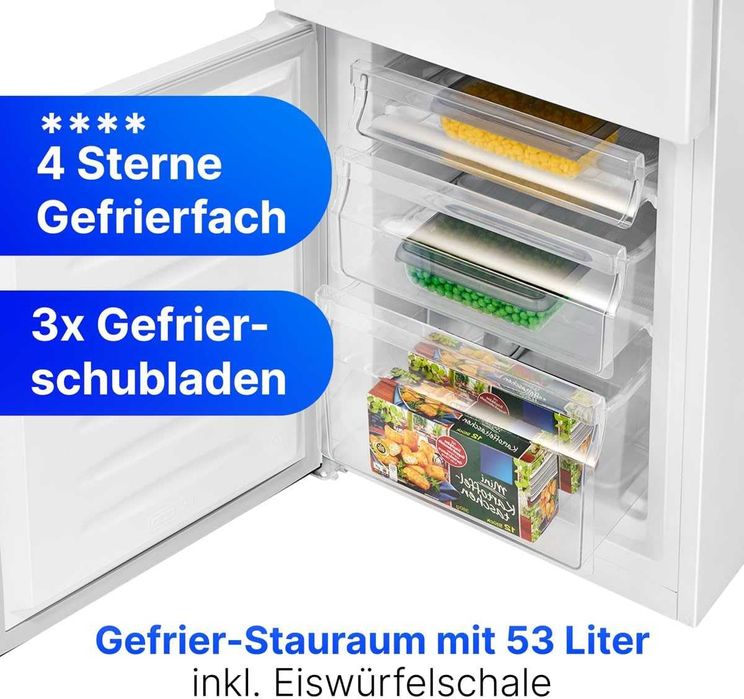 Хладилник с фризер BOMANN KG320.2 144см.