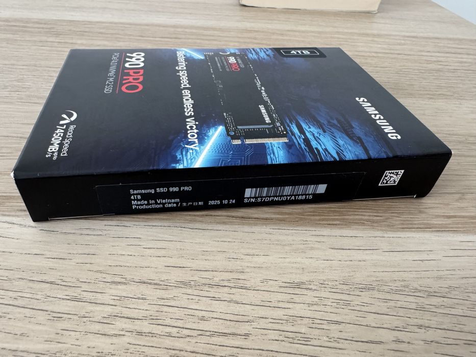 Samsung 990 PRO 4TB NVMe M.2 PCIe 4.0 SSD