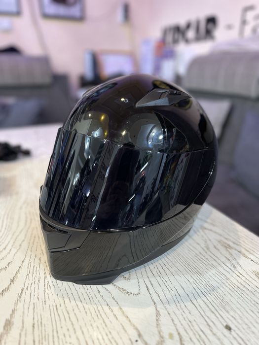 Мотошлем,Шлем,Каска(ILM 313 Gloss black)