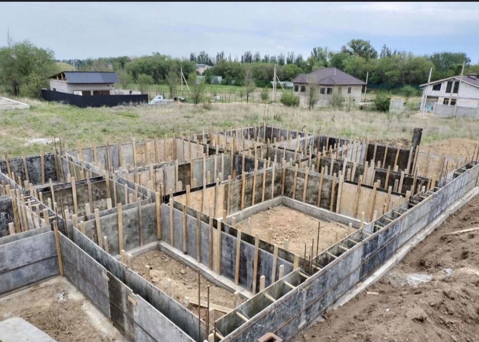 Фундамент бетон құямыз