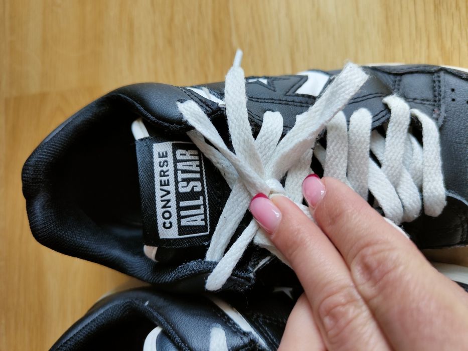 Маратонки converse от естествена кожа