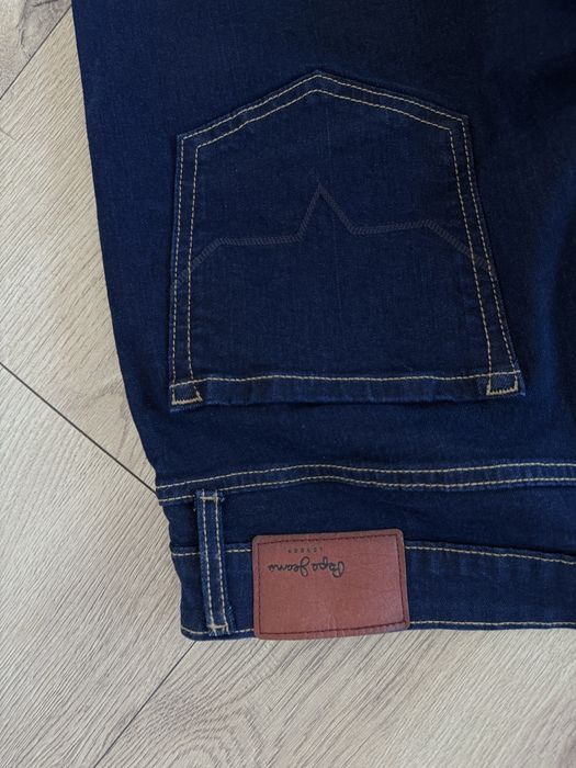 Blugi PEPE JEANS Cash Regular Fit Indigo Barbati | Marime 34 x 32 (Talie 86 cm)